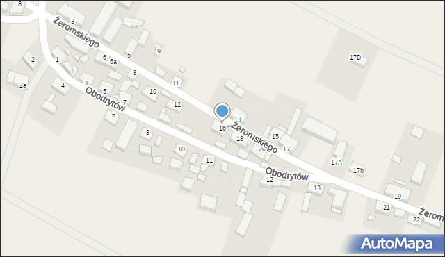Boleszkowice, Żeromskiego Stefana, 16, mapa Boleszkowice