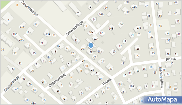 Bolszewo, Żeromskiego Stefana, 28, mapa Bolszewo