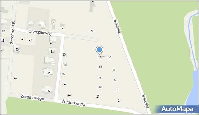 Charzykowy, Żeromskiego Stefana, 12, mapa Charzykowy