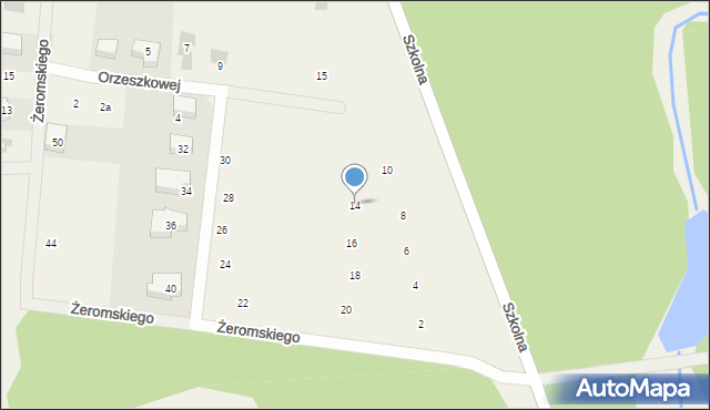 Charzykowy, Żeromskiego Stefana, 14, mapa Charzykowy