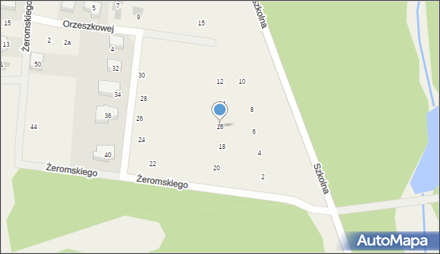 Charzykowy, Żeromskiego Stefana, 16, mapa Charzykowy