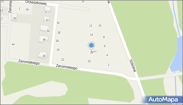 Charzykowy, Żeromskiego Stefana, 18, mapa Charzykowy