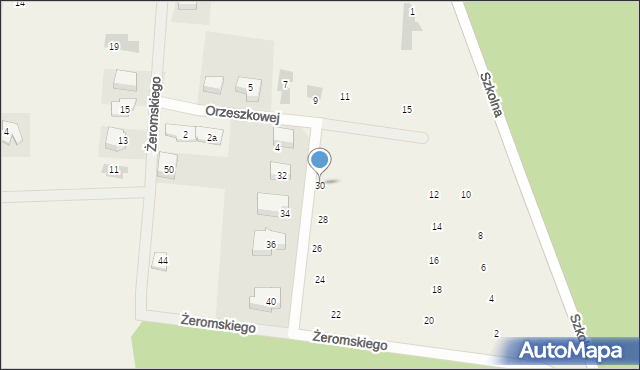 Charzykowy, Żeromskiego Stefana, 30, mapa Charzykowy