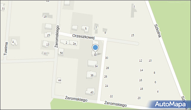 Charzykowy, Żeromskiego Stefana, 32, mapa Charzykowy