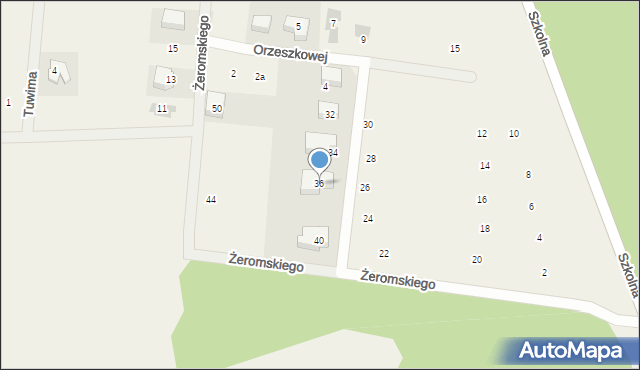 Charzykowy, Żeromskiego Stefana, 36, mapa Charzykowy