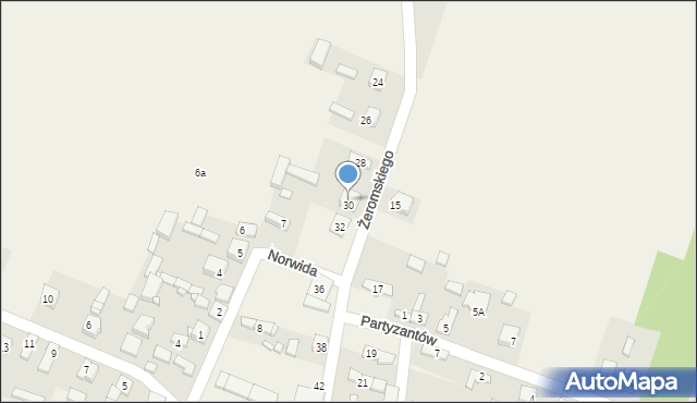 Chrzanowice, Żeromskiego Stefana, 30, mapa Chrzanowice