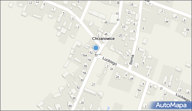 Chrzanowice, Żeromskiego Stefana, 53, mapa Chrzanowice