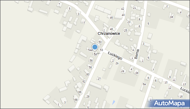 Chrzanowice, Żeromskiego Stefana, 54, mapa Chrzanowice