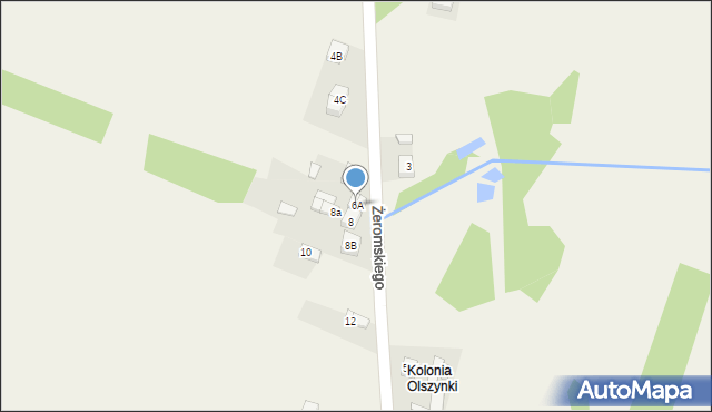 Chrzanowice, Żeromskiego Stefana, 6A, mapa Chrzanowice