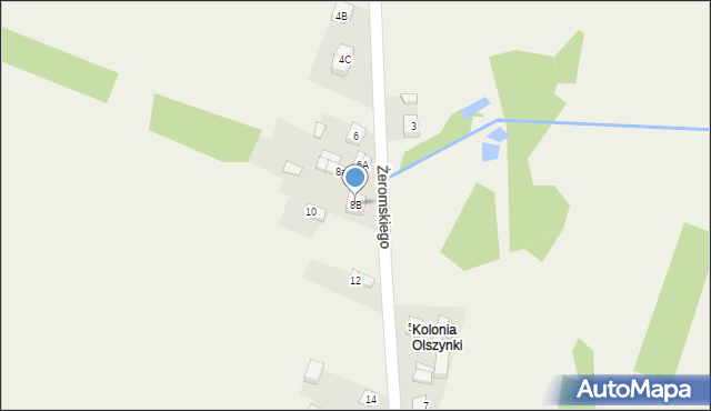 Chrzanowice, Żeromskiego Stefana, 8B, mapa Chrzanowice