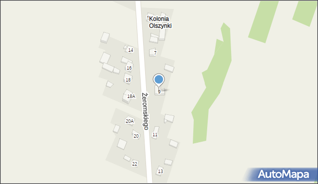 Chrzanowice, Żeromskiego Stefana, 9, mapa Chrzanowice