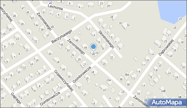 Ciechanów, Żeromskiego Stefana, 42, mapa Ciechanów