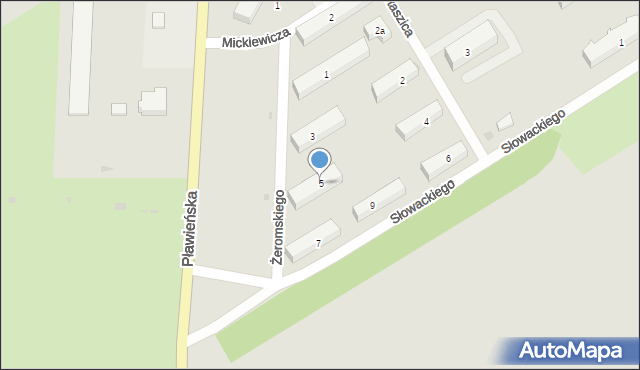 Czaplinek, Żeromskiego Stefana, 5, mapa Czaplinek