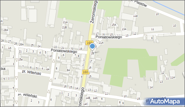 Drezdenko, Żeromskiego Stefana, 19, mapa Drezdenko