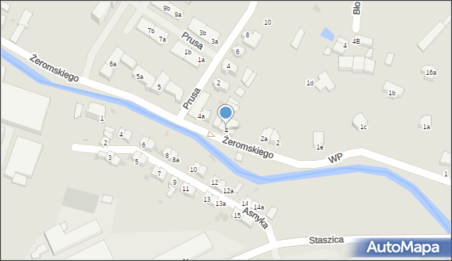 Dzierżoniów, Żeromskiego Stefana, 4, mapa Dzierżoniów