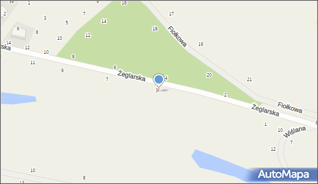 Dzikowo, Żeglarska, 5, mapa Dzikowo