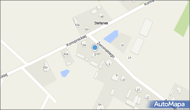 Galewice, Żeromskiego Stefana, 2, mapa Galewice