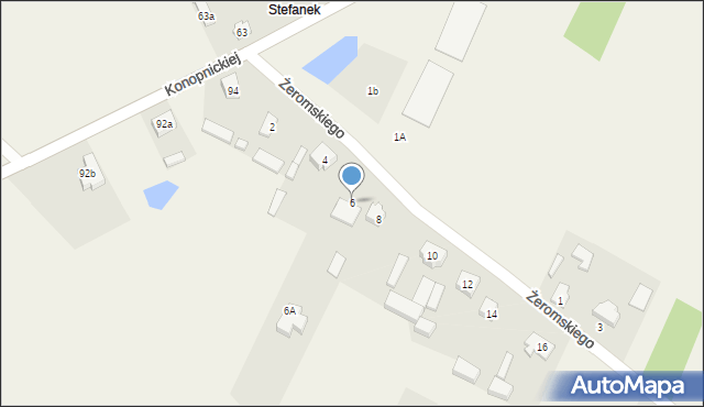 Galewice, Żeromskiego Stefana, 6, mapa Galewice