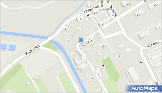 Gliwice, Żeromskiego Stefana, 4, mapa Gliwic