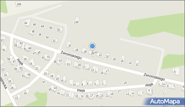 Głuchołazy, Żeromskiego Stefana, 24, mapa Głuchołazy