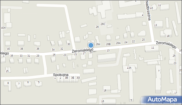 Gołdap, Żeromskiego Stefana, 15, mapa Gołdap