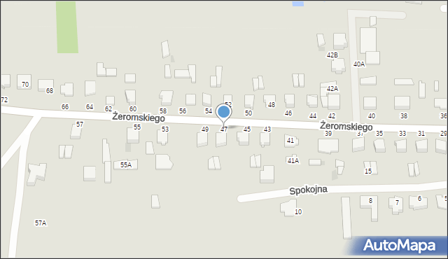 Gołdap, Żeromskiego Stefana, 47, mapa Gołdap