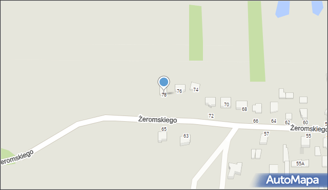 Gołdap, Żeromskiego Stefana, 78, mapa Gołdap