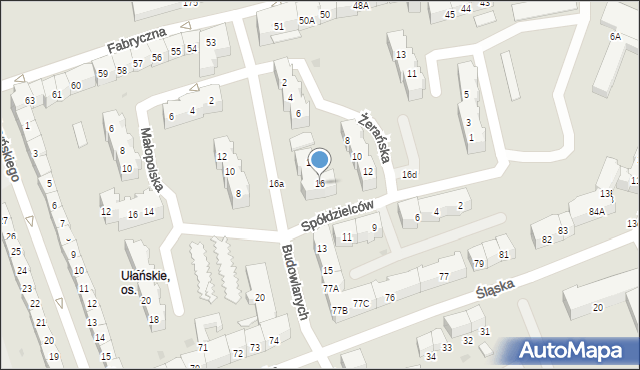 Gorzów Wielkopolski, Żerańska, 16, mapa Gorzów Wielkopolski