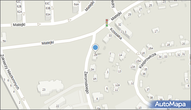 Gorzów Wielkopolski, Żeromskiego Stefana, 2A, mapa Gorzów Wielkopolski