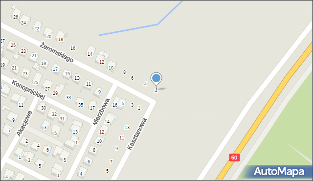 Gostynin, Żeromskiego Stefana, 2, mapa Gostynin