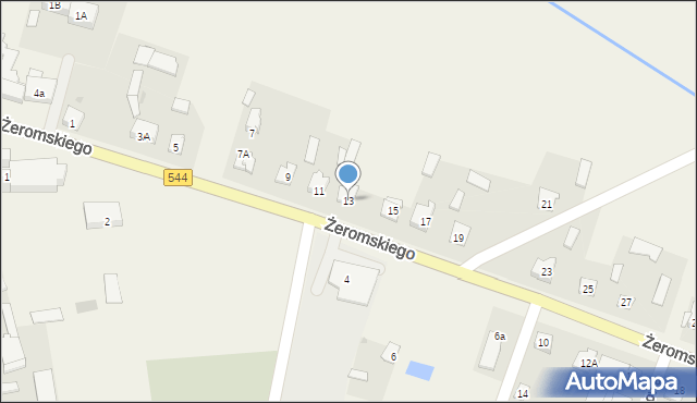 Grudusk, Żeromskiego Stefana, 13, mapa Grudusk