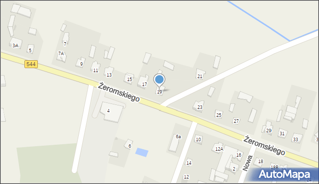 Grudusk, Żeromskiego Stefana, 19, mapa Grudusk