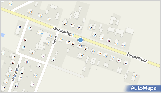 Grudusk, Żeromskiego Stefana, 22, mapa Grudusk