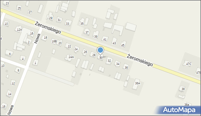 Grudusk, Żeromskiego Stefana, 30, mapa Grudusk