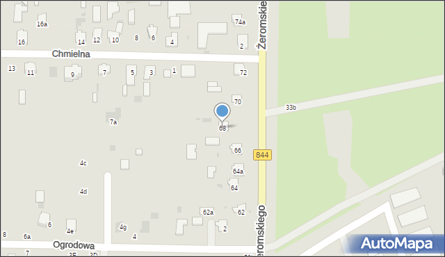 Hrubieszów, Żeromskiego Stefana, 68, mapa Hrubieszów