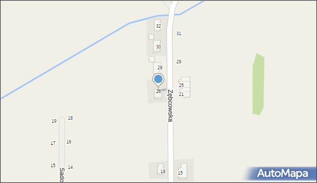 Janków Przygodzki, Zębcowska, 26, mapa Janków Przygodzki