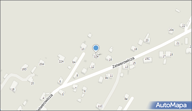 Jaworzno, Zelwerowicza Aleksandra, 14, mapa Jaworzno