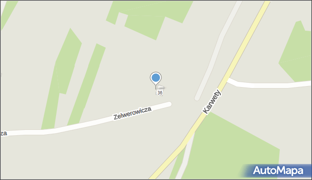 Jaworzno, Zelwerowicza Aleksandra, 36, mapa Jaworzno