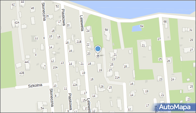 Jedlnia-Letnisko, Żerańskiego, 35, mapa Jedlnia-Letnisko