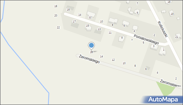 Karsznice, Żeromskiego Stefana, 16, mapa Karsznice