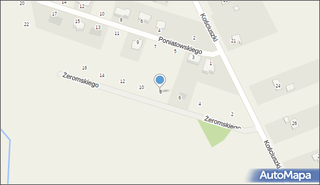 Karsznice, Żeromskiego Stefana, 8, mapa Karsznice