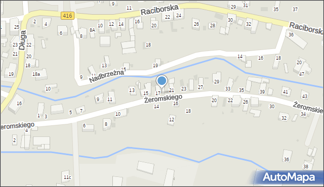 Kietrz, Żeromskiego Stefana, 19, mapa Kietrz