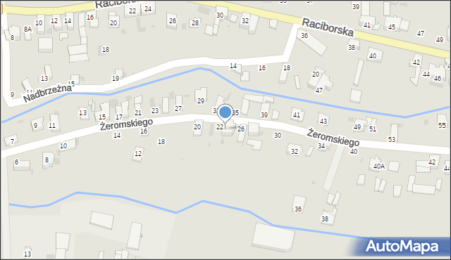 Kietrz, Żeromskiego Stefana, 24, mapa Kietrz