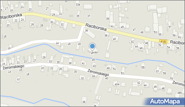 Kietrz, Żeromskiego Stefana, 47, mapa Kietrz