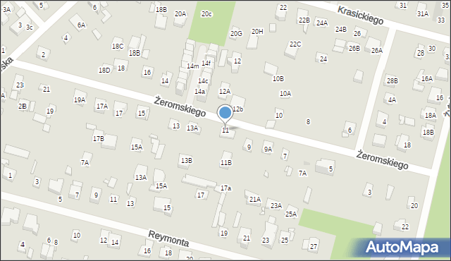 Kobyłka, Żeromskiego Stefana, 11, mapa Kobyłka