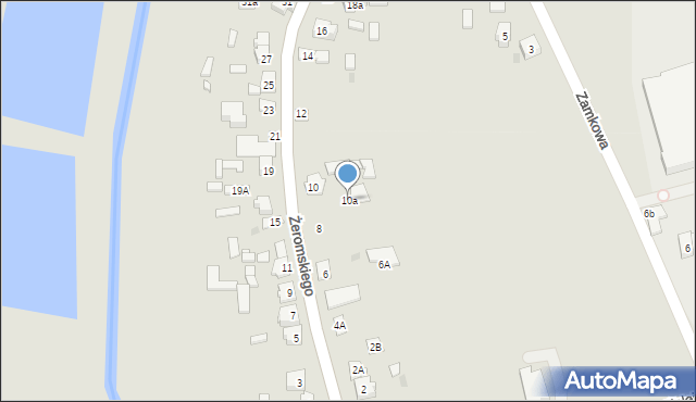 Koniecpol, Żeromskiego Stefana, 10a, mapa Koniecpol