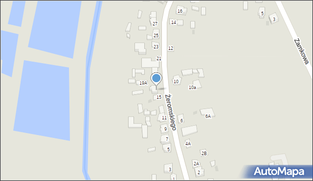 Koniecpol, Żeromskiego Stefana, 17, mapa Koniecpol