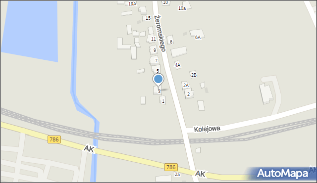 Koniecpol, Żeromskiego Stefana, 3, mapa Koniecpol