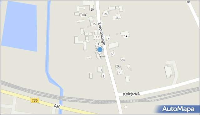 Koniecpol, Żeromskiego Stefana, 5, mapa Koniecpol