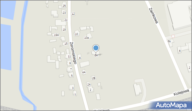 Koniecpol, Żeromskiego Stefana, 6A, mapa Koniecpol